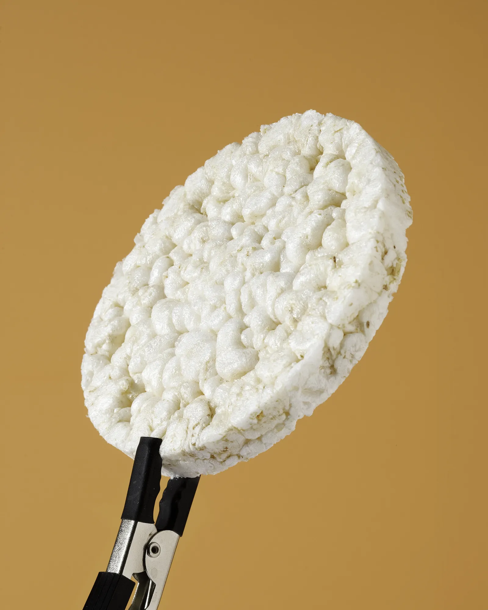 Immagine pop galletta di riso, immagine realizzata come progetto personale per esempio pubblicitario di foto di food