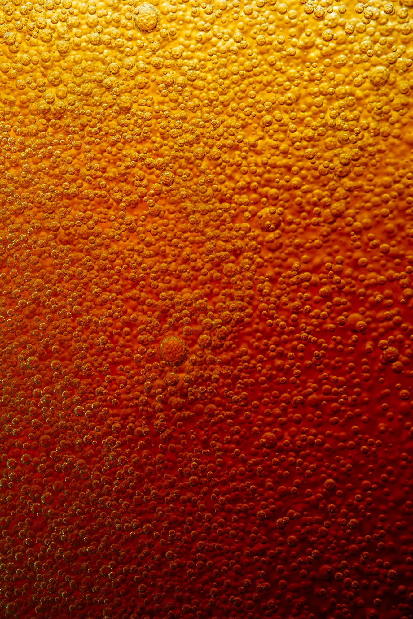 Immagine pop dettaglio bolle birra, immagine realizzata come progetto personale per esempio pubblicitario di foto di food