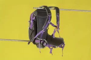 Immagine pop per ecommerce zaino Ande Active 18, immagine realizzata come progetto personale per esempio pubblicitario di foto di prodotti