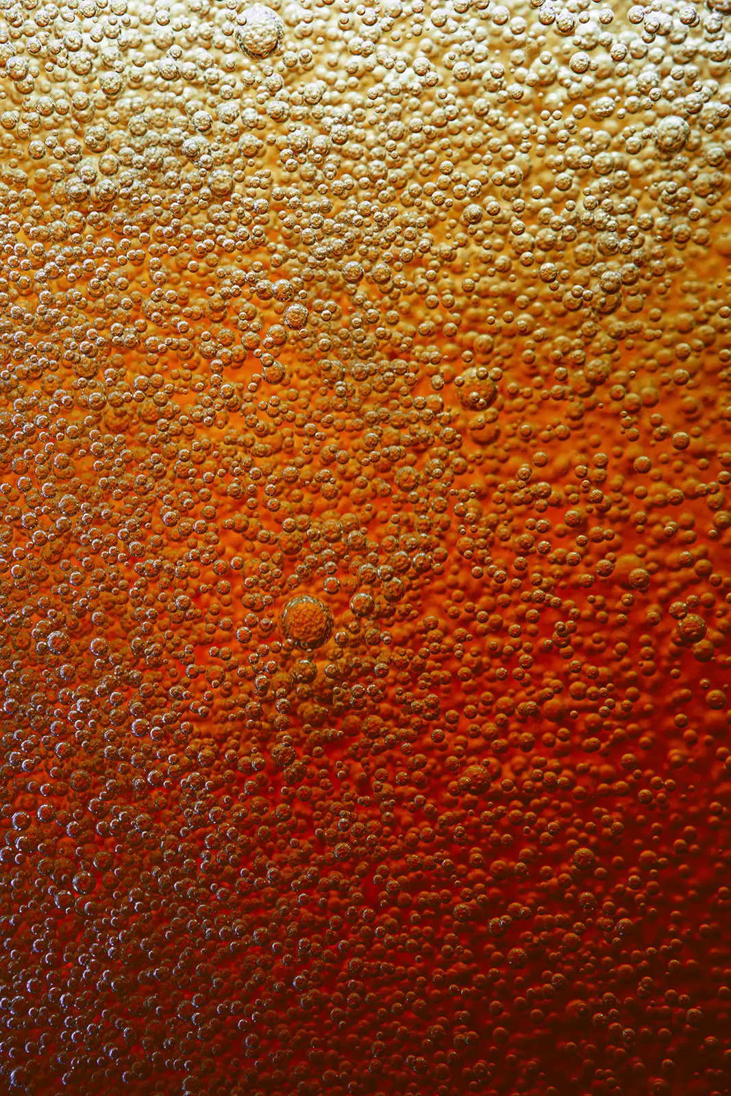 Immagine pop dettaglio bolle birra, immagine realizzata come progetto personale per esempio pubblicitario di foto di food