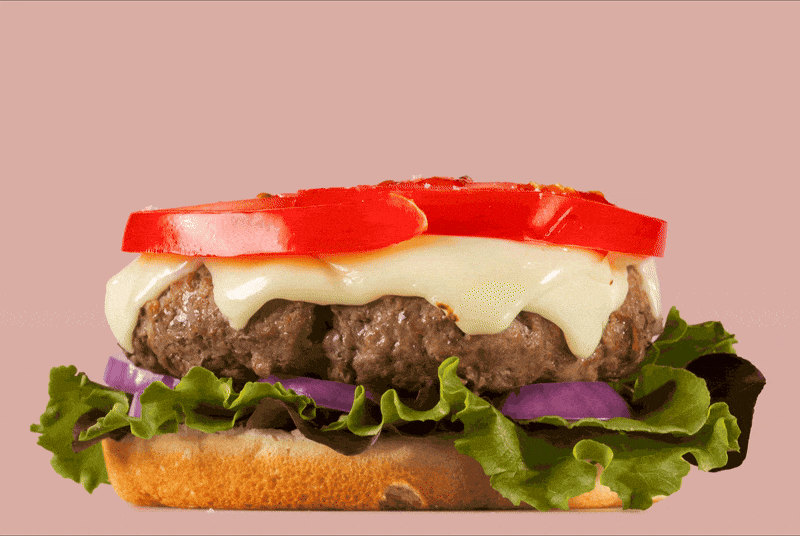 Preparazione hamburger per photoshooting - studio fotografico per aziende