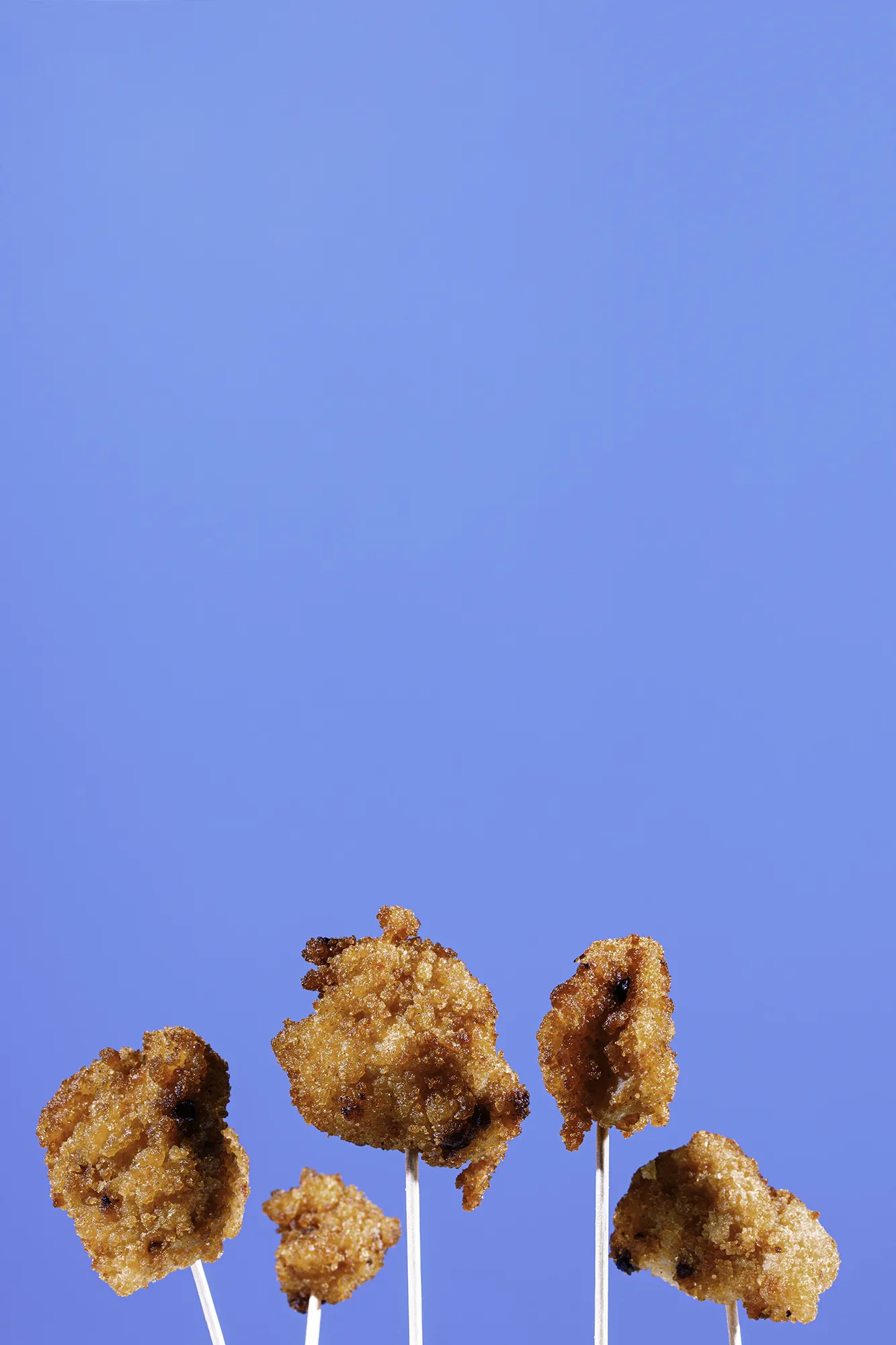 Immagine pop nuggets di pollo, immagine realizzata come progetto personale per esempio pubblicitario di foto di food