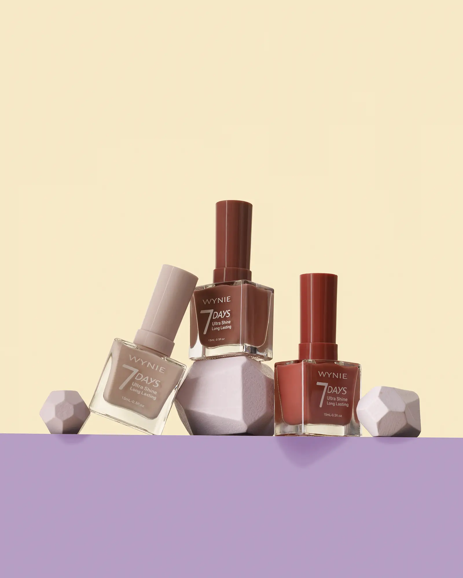 set smalti Wynie, immagine per uso social e adv di food realizzata presso lo studio, tile moderno e colorato con presentazione minimal e pulita, derivante da set di immagini 6/6